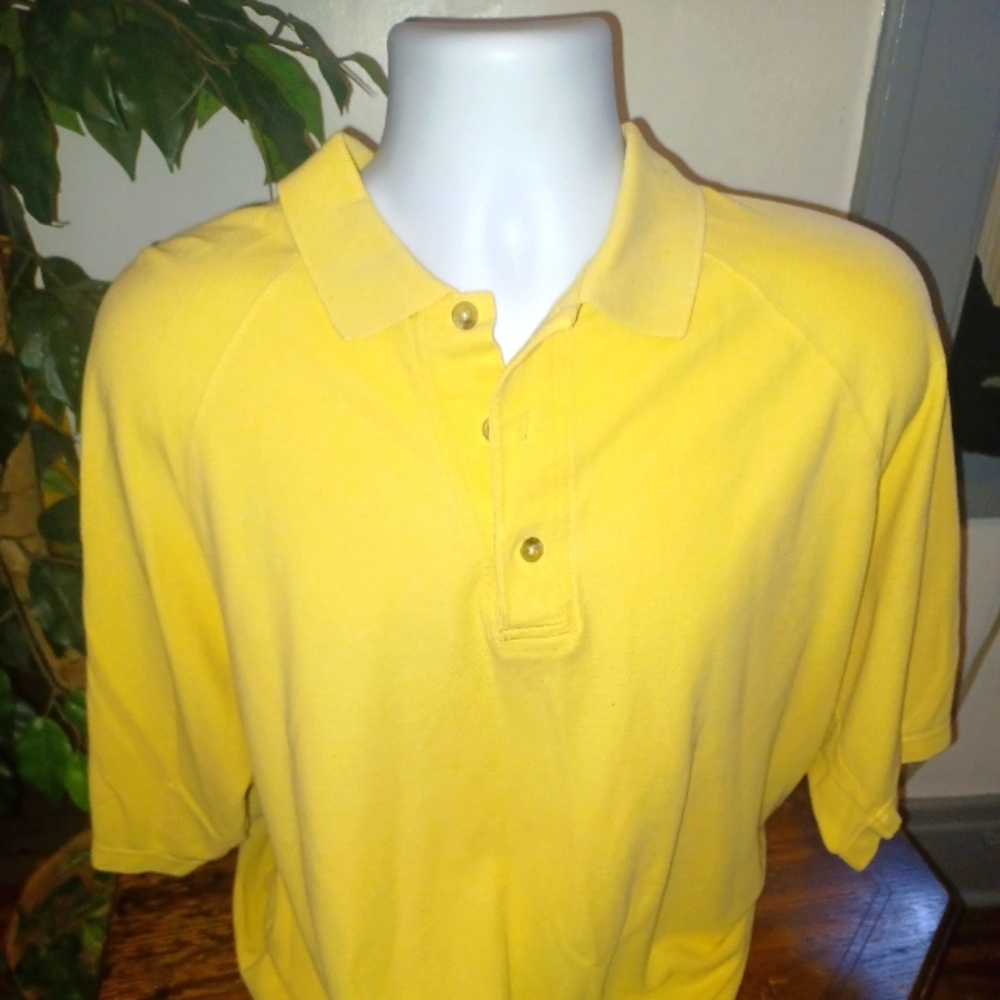 Yellow Columbia polo